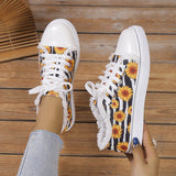 deanwangkt - Halloween Yellow Casual Daily Patchwork Printing Round Comfortable Shoes