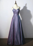 Solvbao Beautiful Straps Long Party Dress , Sweetheart Floor Length Prom Dress