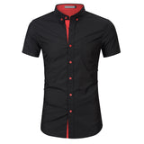 DEANWANGKT 2025 Hot trade men's shirt short-sleeved summer  new  men's clothing popular  men's long-sleeved shirt