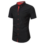 DEANWANGKT 2025 Hot trade men's shirt short-sleeved summer  new  men's clothing popular  men's long-sleeved shirt