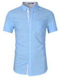 DEANWANGKT 2025 Hot trade men's shirt short-sleeved summer  new  men's clothing popular  men's long-sleeved shirt