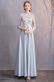 Bridesmaid Dress Long New Slimming Long Sleeve Chorus Banquet Graduation Sisters Group Slim Evening Dress Fairy Dress