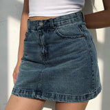 deanwangkt - Vintage Denim Skirt