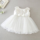 Newborn Girl Infant Baptism Dress Years Old One-Month Birthday Wedding Dress Two-Piece Set