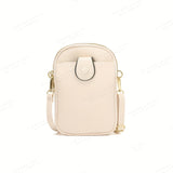 deanwangkt  Mini Cute Crossbody Cellphone Bag, Candy Color Shoulder Bag, Women's Fashion Handbag, Card Holder & Purse Wallet