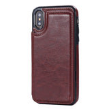 Premium PU Leather Wallet Phone Case with Card Slots and Magnetic Closure - Slim-Fit Design for iPhone 11, 12, 13, 14 Series & More - 4G/5G Compatible