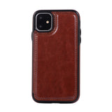 Premium PU Leather Wallet Phone Case with Card Slots and Magnetic Closure - Slim-Fit Design for iPhone 11, 12, 13, 14 Series & More - 4G/5G Compatible