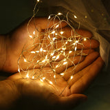 LED Fairy String Lights, Battery Operated Fairy Lights, Copper Wire Garland Holiday Lighting, For Home Garden Wedding Party Christmas Halloween Concerts, Birthday Indoor Outdoor Decorations