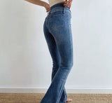 deanwangkt - Hot Girl Denim Flare Jeans