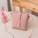 deanwangkt-1  Mini Faux Leather Bucket Bag, Vintage Zipper Shoulder Bag, Women's Casual Purse For Phone & Coin