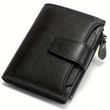 Premium Genuine Leather Bifold Wallet for Women - Sleek & Secure with RFID Blocking - Petite, Practical, and Perfect for Everyday Use