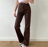 deanwangkt - Coffee Time Brown Trousers