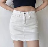 deanwangkt - Edgy Gal Denim Skirt