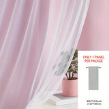 1panel One-layer Cloth One-layer Yarn Blackout Curtains, Modern Simple Style Decorative Curtains, Suitable For Living Room Bedroom Balcony Floating Window Partition Noise Reduction Romantic Curtains Home Decor