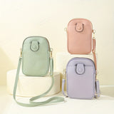 deanwangkt  Mini Cute Crossbody Cellphone Bag, Candy Color Shoulder Bag, Women's Fashion Handbag, Card Holder & Purse Wallet