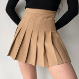 deanwangkt - Khaki Tennis Skirt ~ HANDMADE