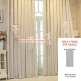 1panel One-layer Cloth One-layer Yarn Blackout Curtains, Modern Simple Style Decorative Curtains, Suitable For Living Room Bedroom Balcony Floating Window Partition Noise Reduction Romantic Curtains Home Decor