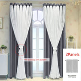 1panel One-layer Cloth One-layer Yarn Blackout Curtains, Modern Simple Style Decorative Curtains, Suitable For Living Room Bedroom Balcony Floating Window Partition Noise Reduction Romantic Curtains Home Decor