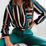 Zebra Print Pocket Button Shirt, Casual Long Sleeve Shirt For Spring & Fall, Women's Clothing