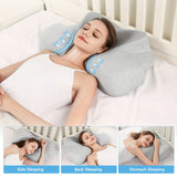 Odorless Memory Foam Cervical Pillow For Neck Relief, Ergonomic Orthopedic Sleeping Neck Contoured Support For Side Sleepers, Back And Stomach Sleepers With Hollow Design