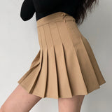 deanwangkt - Khaki Tennis Skirt ~ HANDMADE