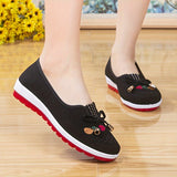 Elegant Spring Flats for Women: Lightweight, Comfortable, Bowknot-Embellished Soft Slip-Ons, Ideal for Leisure & Style