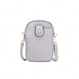 deanwangkt  Mini Cute Crossbody Cellphone Bag, Candy Color Shoulder Bag, Women's Fashion Handbag, Card Holder & Purse Wallet