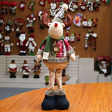 1/2/3pcs Creative Elk Santa Snowman Doll, Christmas Decorations, Happy Christmas Tree Decoration, Family Table Decoration for 2025 New Year Navidad Gift