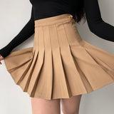 deanwangkt - Khaki Tennis Skirt ~ HANDMADE