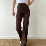 deanwangkt - Coffee Time Brown Trousers