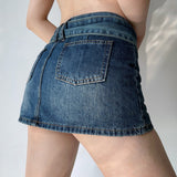 deanwangkt - Hot Girl Denim Mini Skirt