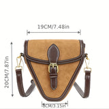 Mini Vintage Crossbody Bag, Retro Shoulder Bag, Women's Western Fashion Handbag & Purse