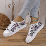 deanwangkt - Halloween Yellow Casual Daily Patchwork Printing Round Comfortable Shoes