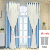 1panel One-layer Cloth One-layer Yarn Blackout Curtains, Modern Simple Style Decorative Curtains, Suitable For Living Room Bedroom Balcony Floating Window Partition Noise Reduction Romantic Curtains Home Decor