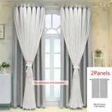 1panel One-layer Cloth One-layer Yarn Blackout Curtains, Modern Simple Style Decorative Curtains, Suitable For Living Room Bedroom Balcony Floating Window Partition Noise Reduction Romantic Curtains Home Decor