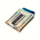 1pc Sleek Black Stainless Steel Money Clip - Holds Cash, Credit Cards, and IDs - Simple, Durable, and Stylish Accessory for Men and Women