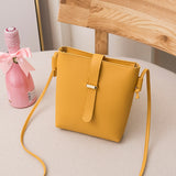 deanwangkt-1  Mini Faux Leather Bucket Bag, Vintage Zipper Shoulder Bag, Women's Casual Purse For Phone & Coin