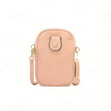 deanwangkt  Mini Cute Crossbody Cellphone Bag, Candy Color Shoulder Bag, Women's Fashion Handbag, Card Holder & Purse Wallet