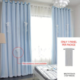 1panel One-layer Cloth One-layer Yarn Blackout Curtains, Modern Simple Style Decorative Curtains, Suitable For Living Room Bedroom Balcony Floating Window Partition Noise Reduction Romantic Curtains Home Decor