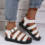 deanwangkt - White Casual Patchwork Solid Color Round Comfortable Out Door Shoes