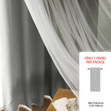 1panel One-layer Cloth One-layer Yarn Blackout Curtains, Modern Simple Style Decorative Curtains, Suitable For Living Room Bedroom Balcony Floating Window Partition Noise Reduction Romantic Curtains Home Decor