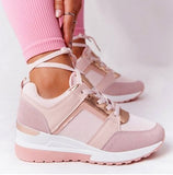 deanwangkt  New Women Casual Shoes Height Increasing Sport Wedge Shoes Air Cushion Comfortable Sneakers Zapatos De Mujer