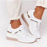 deanwangkt  New Women Casual Shoes Height Increasing Sport Wedge Shoes Air Cushion Comfortable Sneakers Zapatos De Mujer