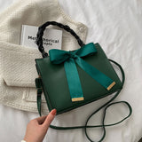 deanwangkt  BACK TO COLLEGE    New Casual Solid Color Square Handbags For Women Fashion High Capacity Pu Leather Female Shoulder Bag Bow Ladies Crossbody Bag