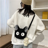 deanwangkt  Japanese Style Kawaii Bag Women Cartoon Plush Shoulder Bag For Women New Crossbody Bag Small Phone&Purse Bag Bolsa Feminina