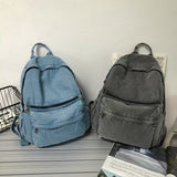 Back To School  New Female Backpack Fashion Mini Denim Backpacks Woman Students Bags Teen Girl School Bag Youth Women Rucksack Mochila