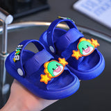 DEANWANGKT Popular Children's Slippers Men's Outdoor Cute Summer Non-Slip Home Cartoon Baby Princess Slippers Girl