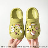 DEANWANGKT Xinzhili  New Cute Children's Hole Shoes Children's Sandals Children's Slippers