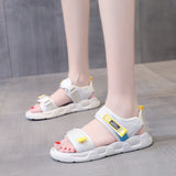 DEANWANGKT  Sports Clunky Sandals for Women  New Summer Fashion Student Casual Flat Fairy Style Ins Trendy Beach Shoes