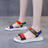 DEANWANGKT  Sports Clunky Sandals for Women  New Summer Fashion Student Casual Flat Fairy Style Ins Trendy Beach Shoes